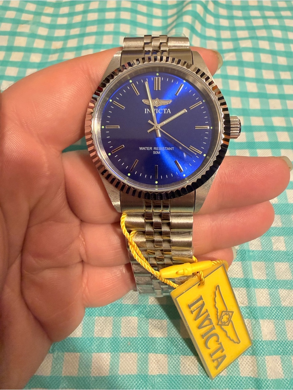 Invicta Specialty Men's Watch - 43mm, Steel, Beautiful Deep Blue Dial (29375)